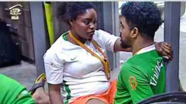 VIDEO: Bisola Gets Flirty With TTT – #BBNaija
